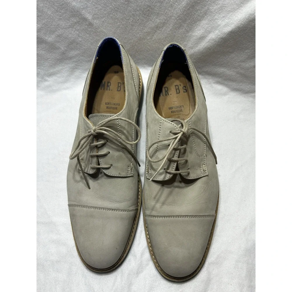Aldo Mr. B's Collection Tan Suede Derby Dress Shoes‎ Men's Size 13